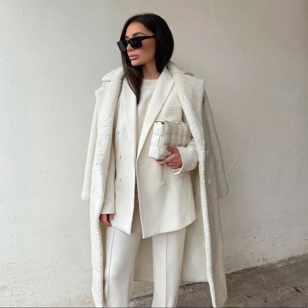 Zara Double Breasted Blazer - Picture 5 of 16